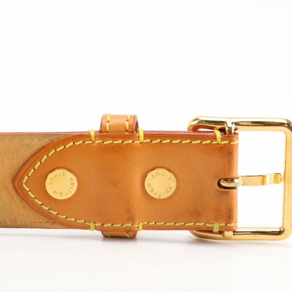 Louis Vuitton x Richard Prince Monogram Watercolor Canvas and Leather Belt - Picture 6 of 10